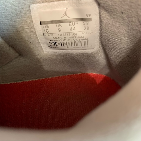 Air Jordan 3 retro mid unc ct8532-104 mens size 10 - Picture 15 of 15